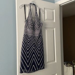 Jovani mini halter.